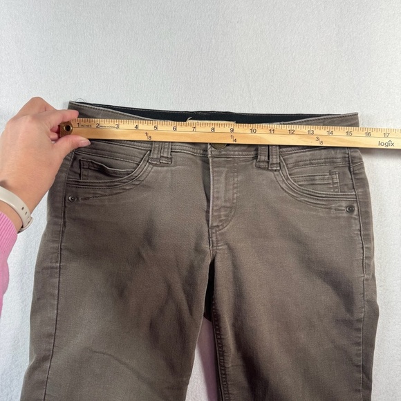 Democracy Jeans Womens 4 Brown Skinny Ab Technology Low Rise Stretch - Picture 6 of 11